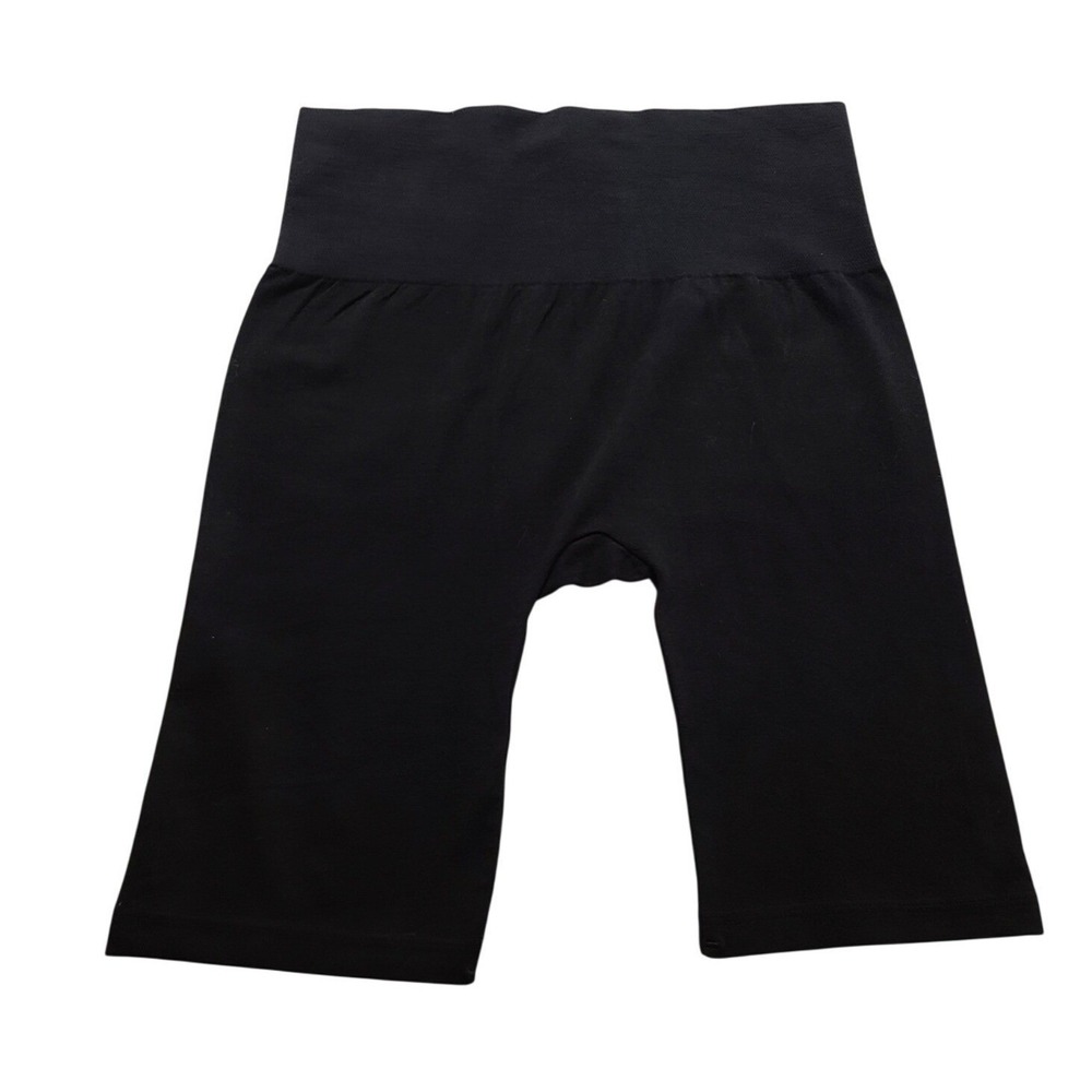 Seamless High Waisted Women's Biker Shorts Black Athletic Yoga Cycling Shorts